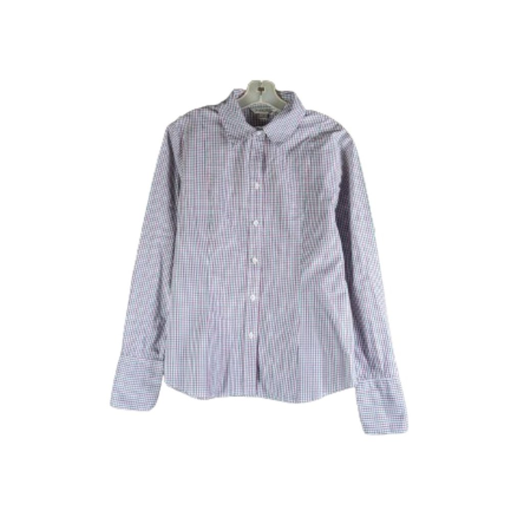 Pendleton Plaid Multicolor button down Shirt 100% cotton Women's size 12 - Picture 1 of 11
